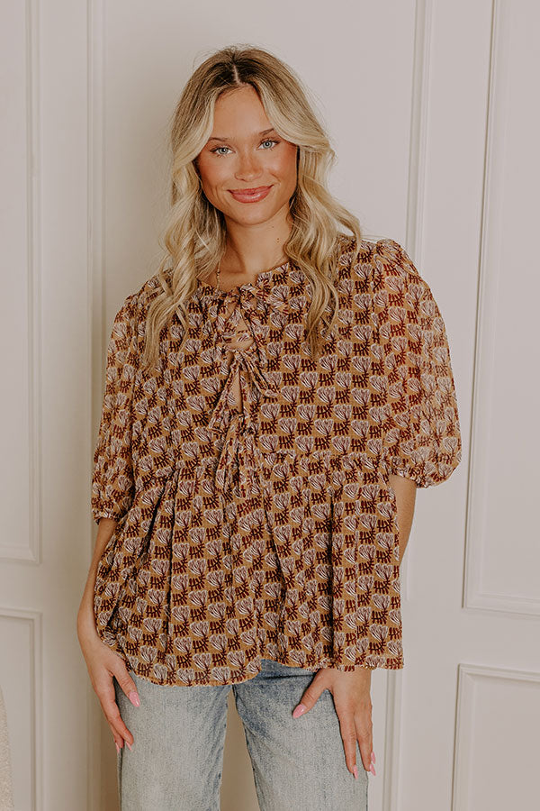 Whimsical Daydream Floral Top Image - 3