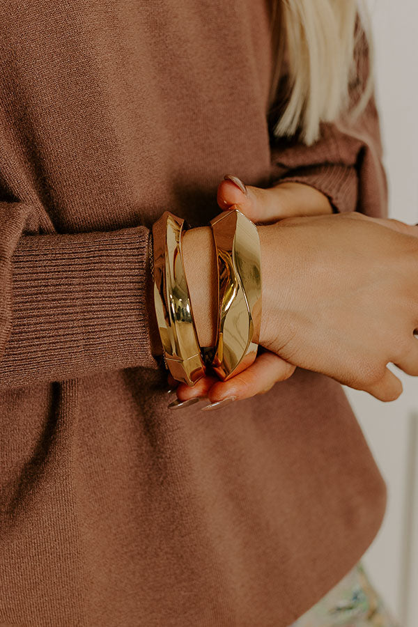 Social Meetup Cuff Bracelet Set Image - 1