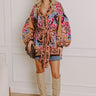 Cozy Moment Floral Knit Cardigan Image - 1