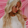 Cue The Chic Tweed Headband in Beige Image - 1