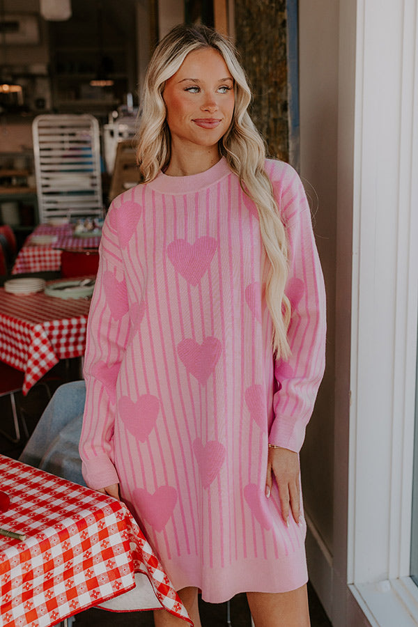 Full Of Love Knit Sweater Dress Image - 2