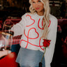 Heartfelt Moment Embroidered Knit Sweater Image - 1
