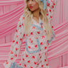 Strawberries And Cream Dreams Satin Pajama Top Image - 1