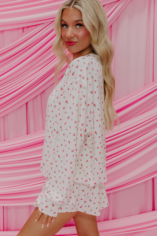 Life Full Of Roses Knit Top Image - 5