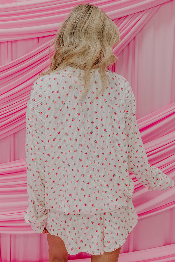Life Full Of Roses Knit Top Image - 3