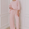 Chic A La Mode High Waist Knit Pants in Pink Image - 1