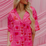 Cupids Dream Stain Pajama Top Image - 1