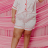 Stolen Hearts High Waist Satin Pajama Shorts Image - 1