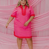 Sweet Attention Linen Mini Dress Curves Image - 1