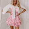 French Market Stroll Athleisure Mini Dress in Pink Image - 1