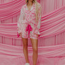 Paris Mornings High Waist Satin Pajama Shorts Image - 1