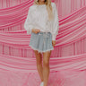 The Cherish High Waist Denim Skort in Light Wash Image - 1