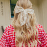 Love Story Lace Bow Hair Clip Image - 1