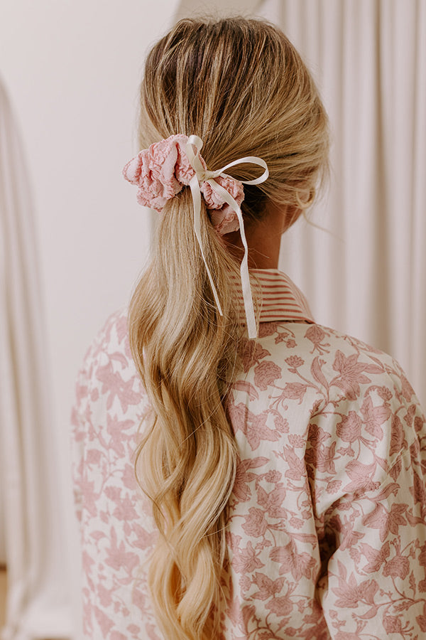 Chic Mindset Scrunchie in Ivory Image - 1