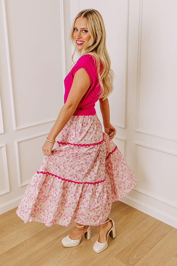 Small Town Charm Floral Midi Image - 3