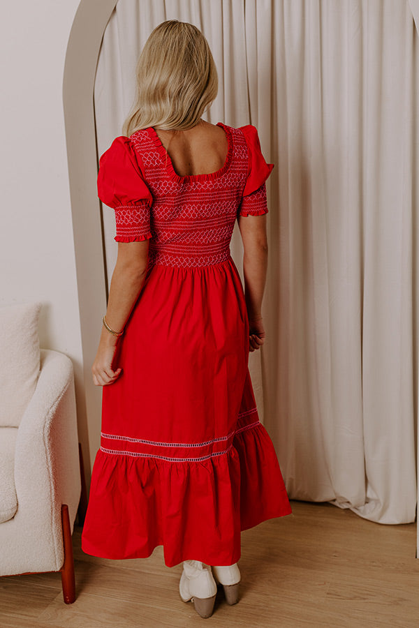 Margarita Mood Smocked Midi Image - 3