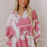 Always In Style Floral Top in Blush Image - 1