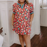 Sweet Blooms Mini Dress Curves Image - 1