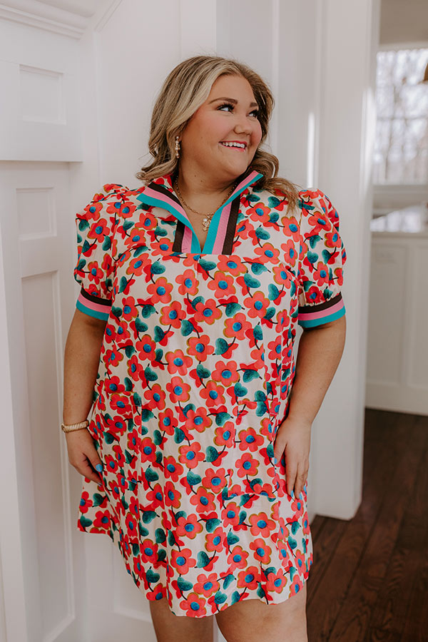Sweet Blooms Mini Dress Curves Image - 2
