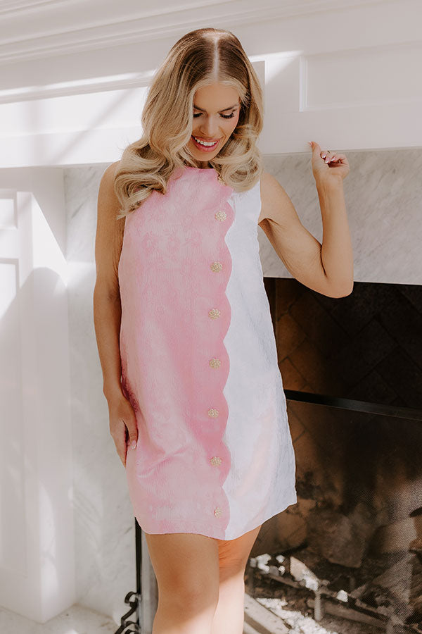Rodeo Drive Darling Jacquard Mini Dress Image - 2