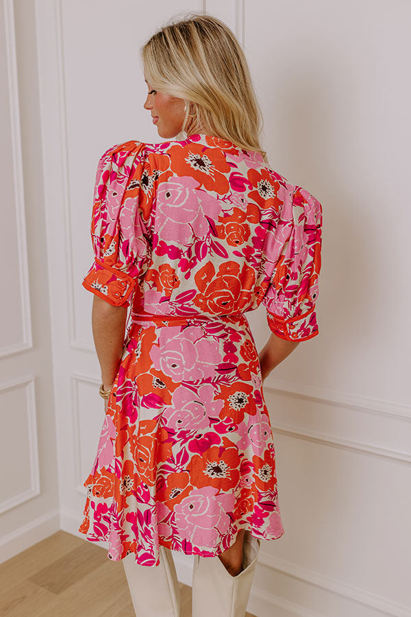 Sunny With A Chance of Blooms Mini Dress Image - 4