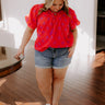 Sweetheart Moment Floral Top Curves Image - 1