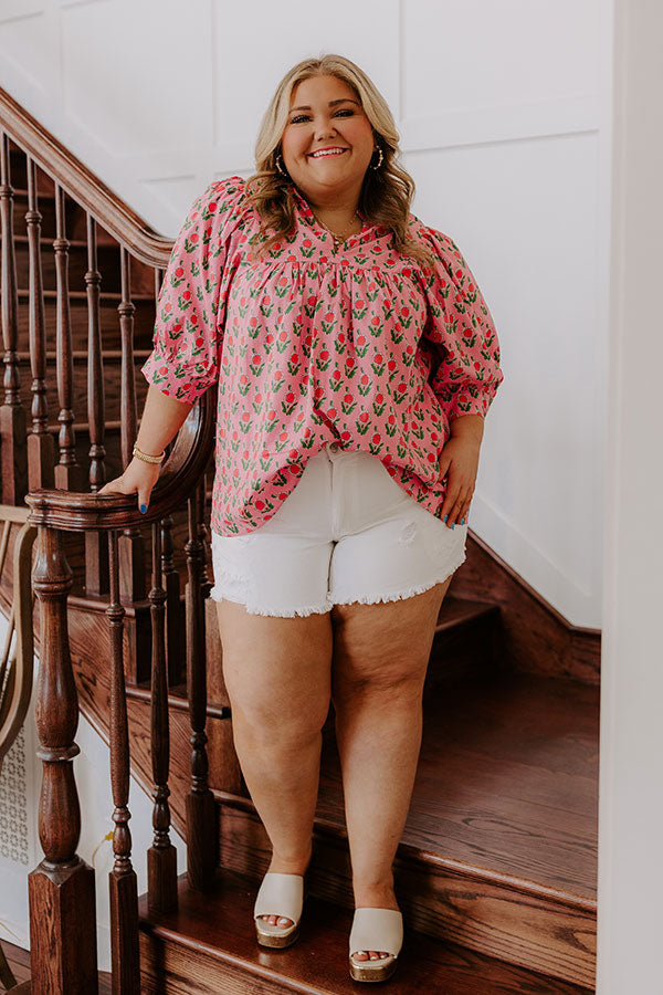 Boho Vibes Floral Top Curves Image - 2