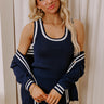 Country Club Cutie Knit Tank in Navy Image - 1