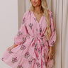 Kind Glance Stripe Mini Dress in Pink Image - 1