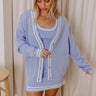 Country Club Cutie Knit Cardigan in Sky Blue Image - 1