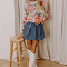 English Garden Floral Mesh Top Image - 1