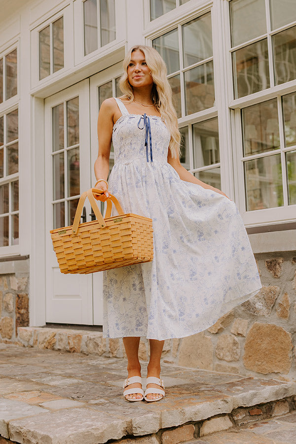 Chateau Charm Floral Midi Image - 1