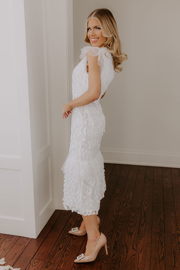 Toss The Bouquet Midi Dress Image - 3