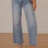 JUST USA Meredith High Waist Wide Leg Jean in Medium Wash Image - 1