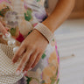 Love Story Pearl Embellished Stretch Bracelet Image - 1