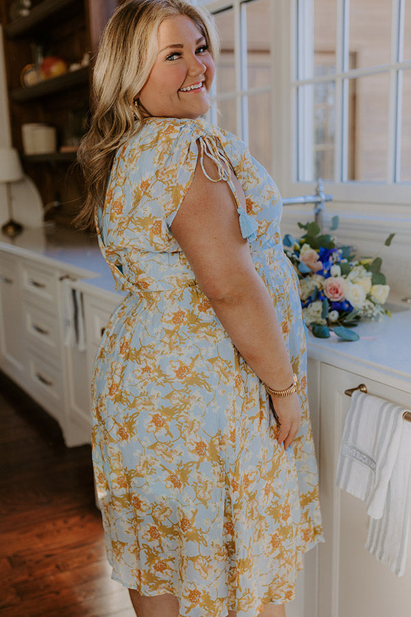 Kind Moment Floral Mini Dress Curves Image - 3