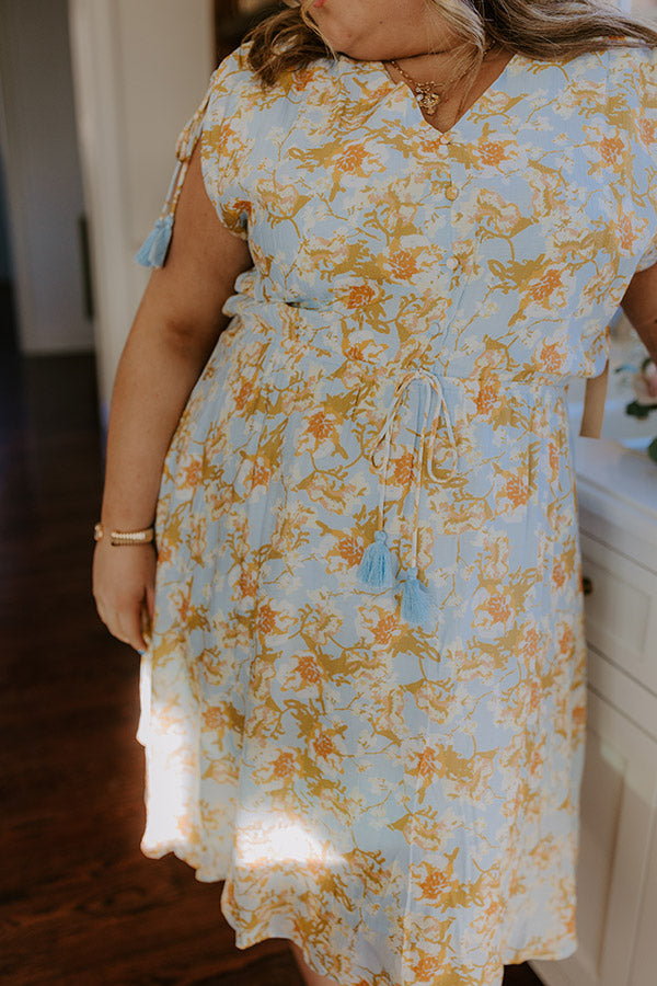 Kind Moment Floral Mini Dress Curves Image - 2