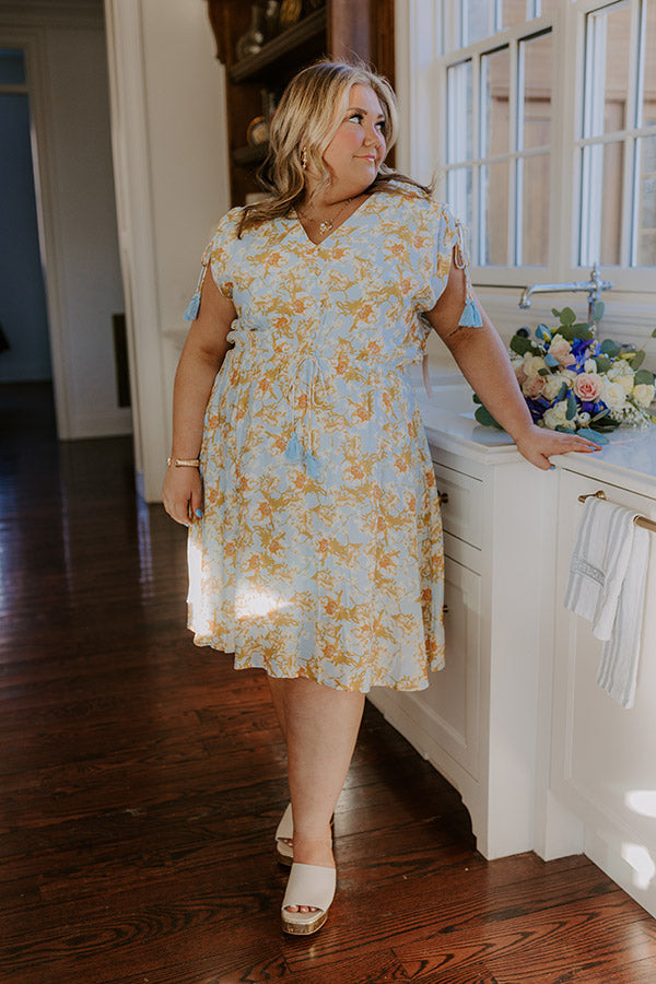 Kind Moment Floral Mini Dress Curves Image - 1