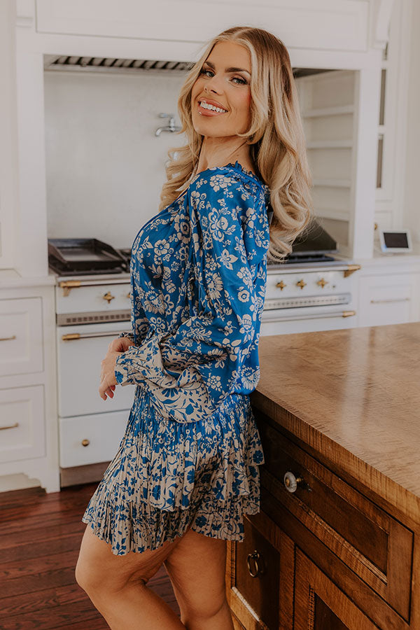 Spring Fling Floral Mini Dress Image - 3