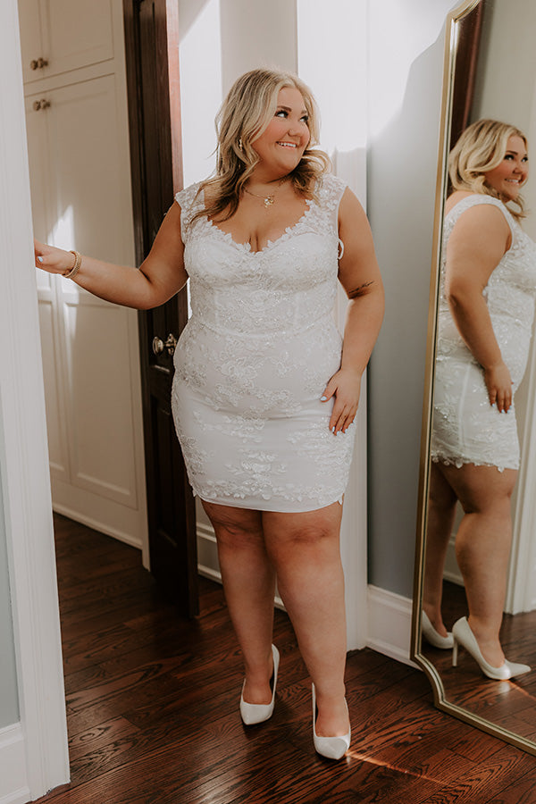 Cheerful Moment Embroidered Floral Mini Dress Curves Image - 1