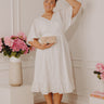Romantic Bliss Eyelet Midi Dress Curves Image - 1