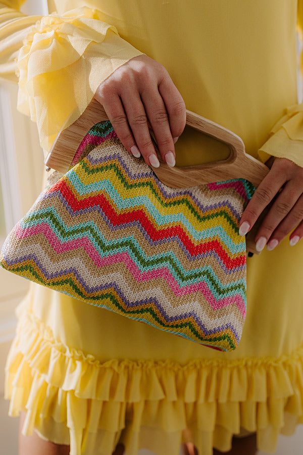Sunny Days Ahead Woven Purse in Multi Image - 3
