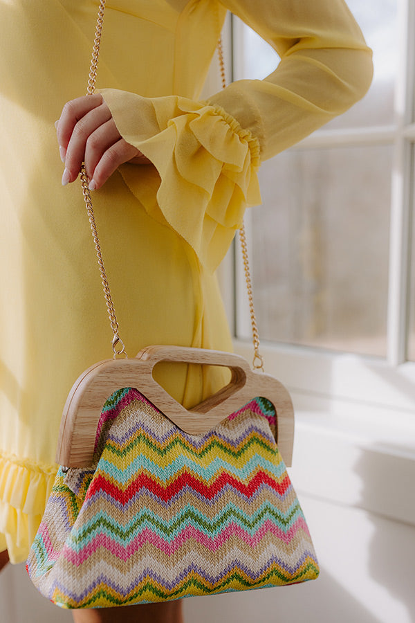 Sunny Days Ahead Woven Purse in Multi Image - 1