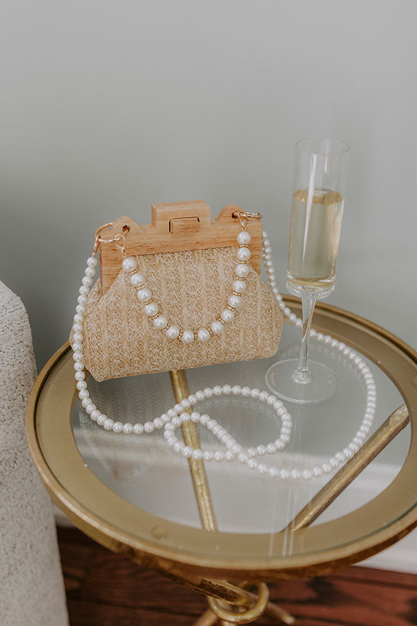 Affectionate Allure Woven Clutch