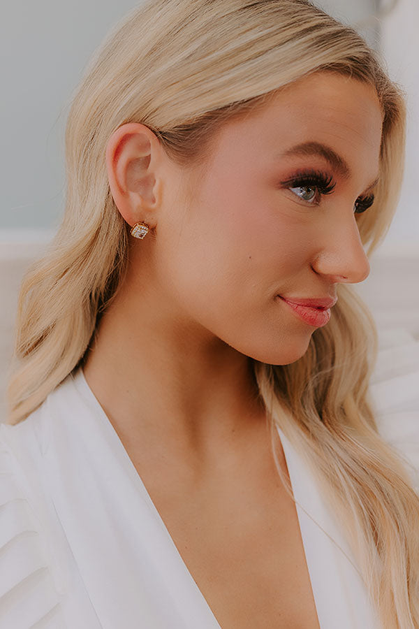Radiant Smile Cubic Zirconia Earring Image - 2