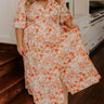 Bellini's Please Floral Midi Dress Curves Image - 1