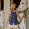 Rodeo Drive Darling Denim Vest Top Image - 1