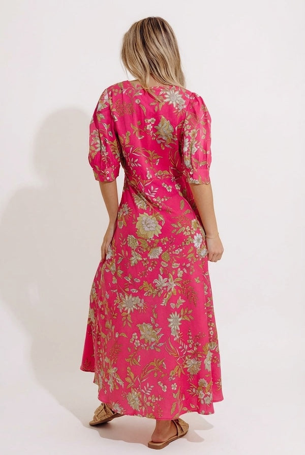 Chateau Brunch Floral Maxi Dress Image - 4