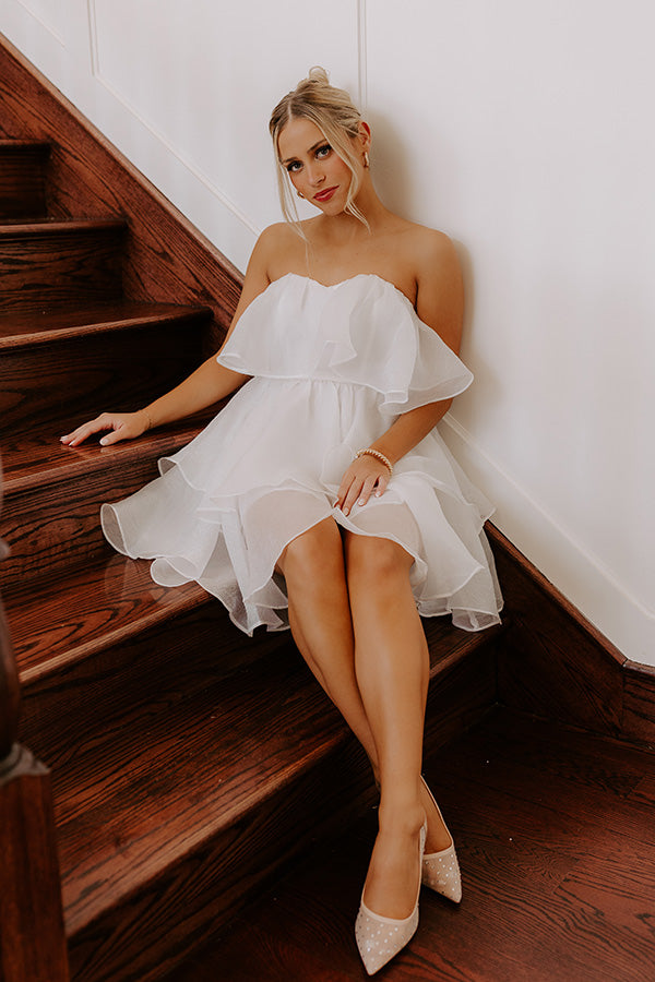 Heart Skips A Beat Tiered Mini Dress Image - 1