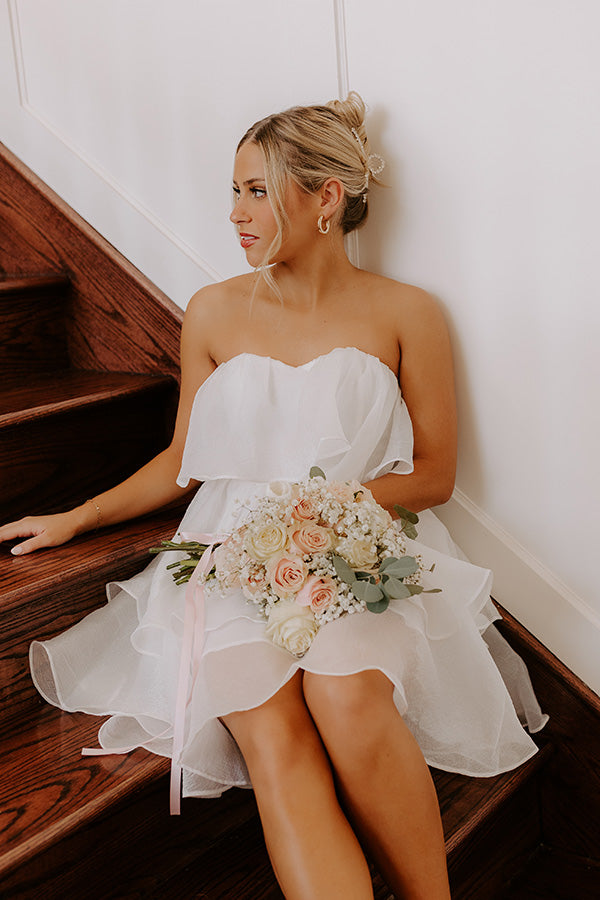 Heart Skips A Beat Tiered Mini Dress Image - 3